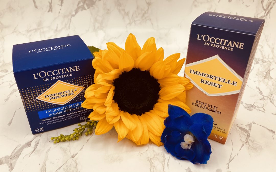 L´Occitane “Immortelle Precious Nachtmasker en Reset Nachtolie-in-Serum”